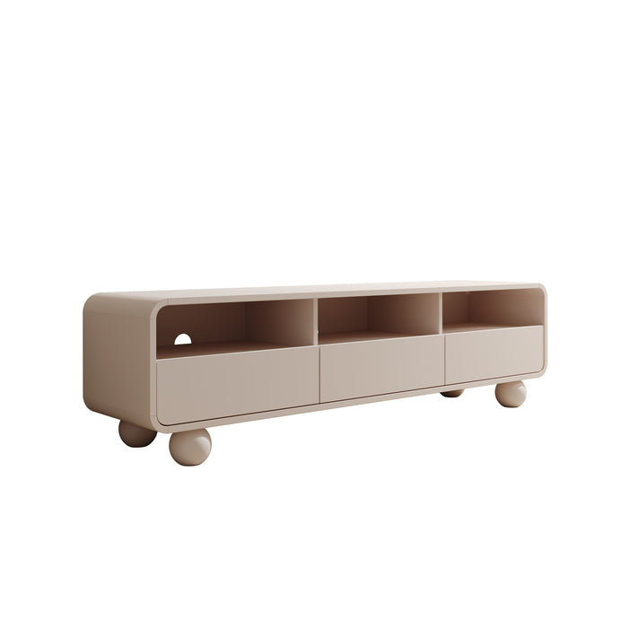 Meubella - Anobo - TV-Meubel - Beige - 160 cm