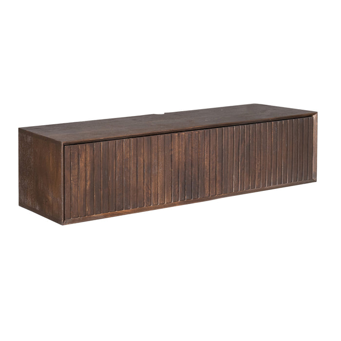 StarFurn - Tv-meubel Zwevend Bruin Hout - 120x35x30cm - Madison