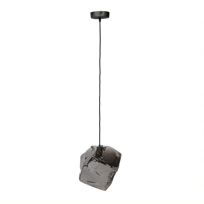 Giga Meubel - Hanglamp Industrieel - Ø25cm - Hanglamp Rock Chrome
