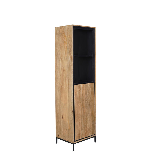 StarFurn - Boekenkast Naturel Hout - 60x45x220cm - RichWood