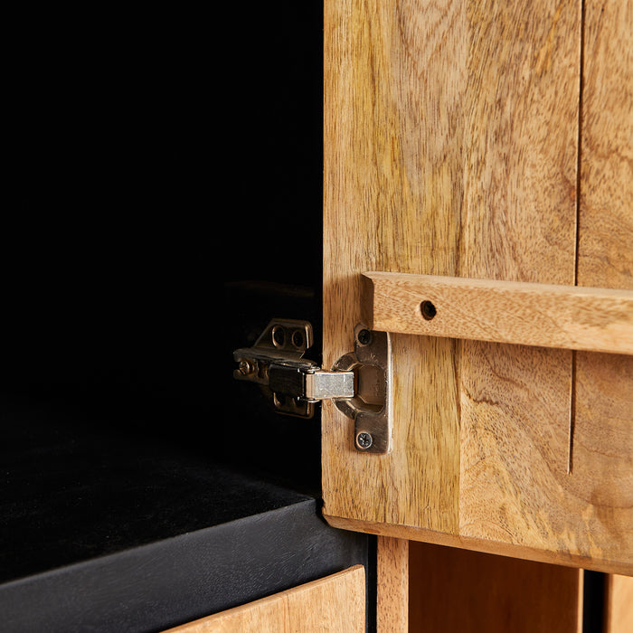 StarFurn - Boekenkast Naturel Hout - 60x45x220cm - RichWood