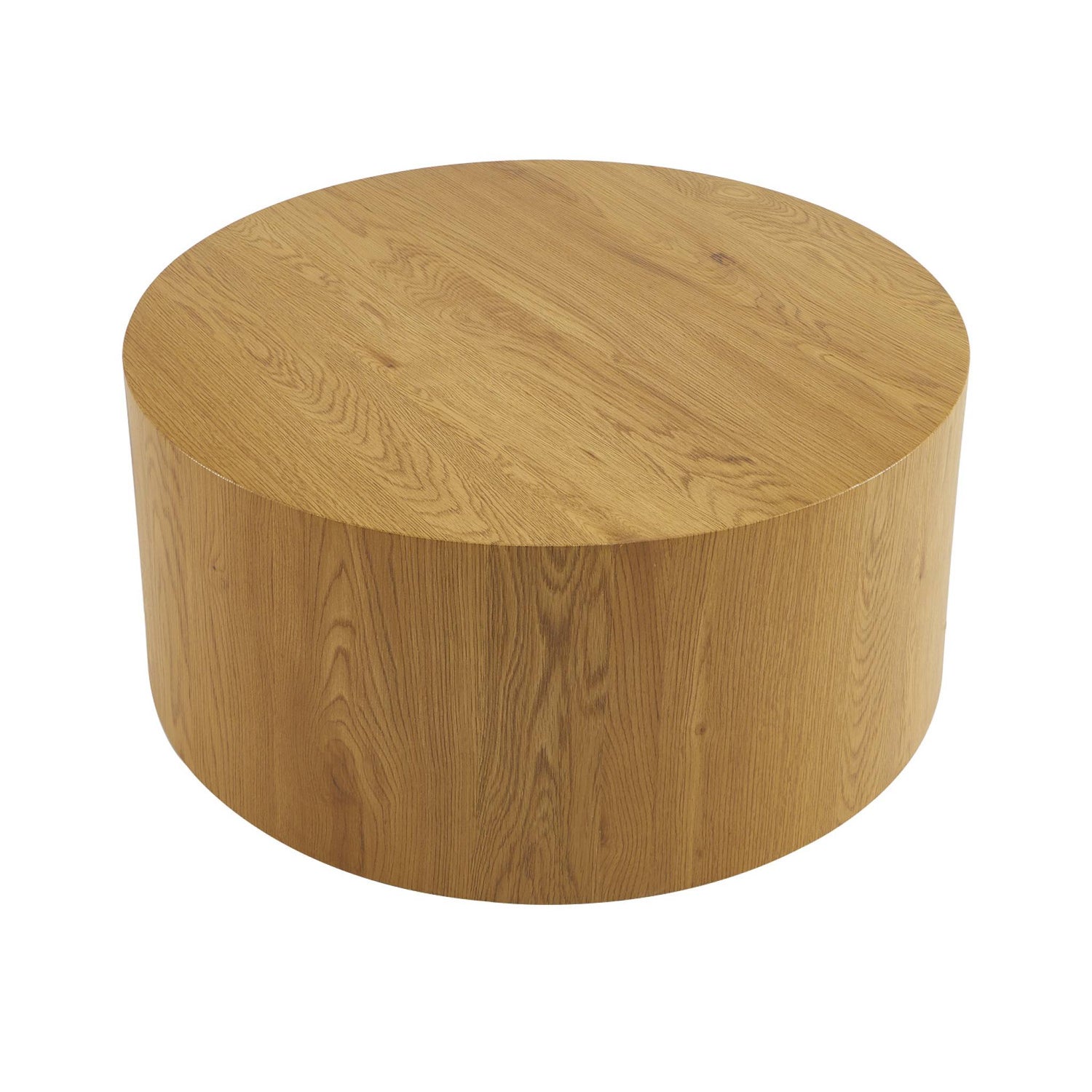 sweeek - Ronde salontafel houteffect Ø80cm