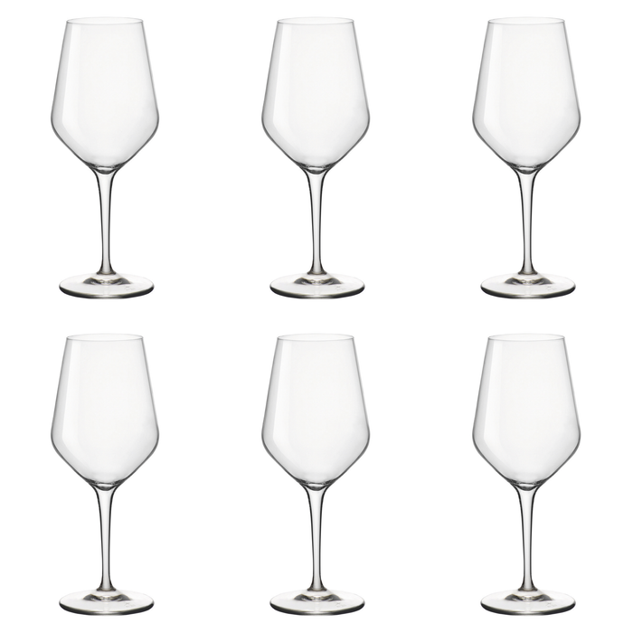 Rocco Bormioli Milano wijnglazen – 6 stuks – 44,5 cl – rode wijn