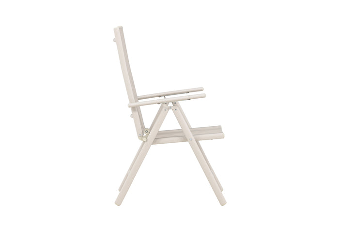 Fjôrd - Tuinstoel Beige Stof - Verstelbaar - Break - Set van 2