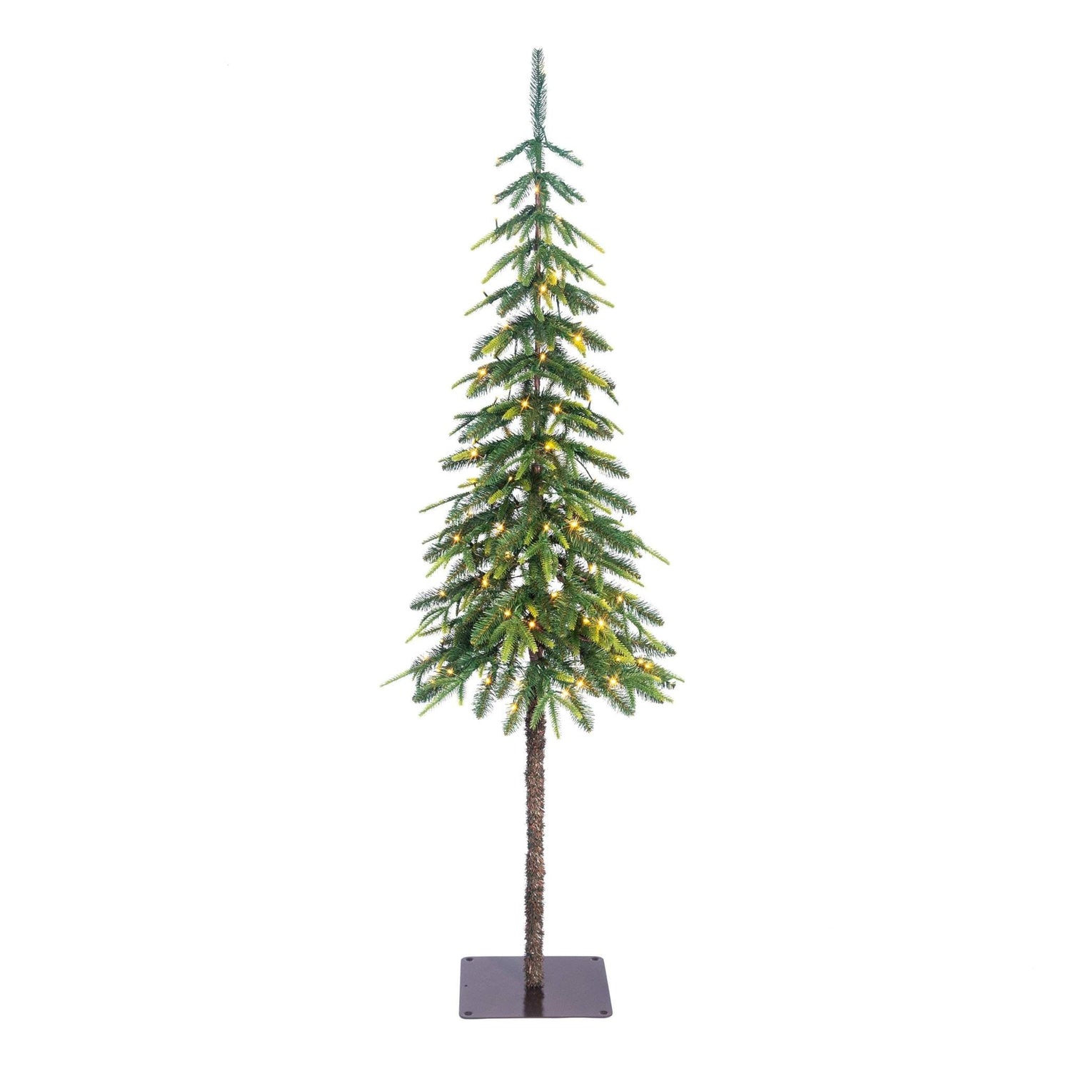 Black Box Kunstkerstboom Lodge - 53x53x185 cm - PVC|Polyethyleen - Groen - 100LED