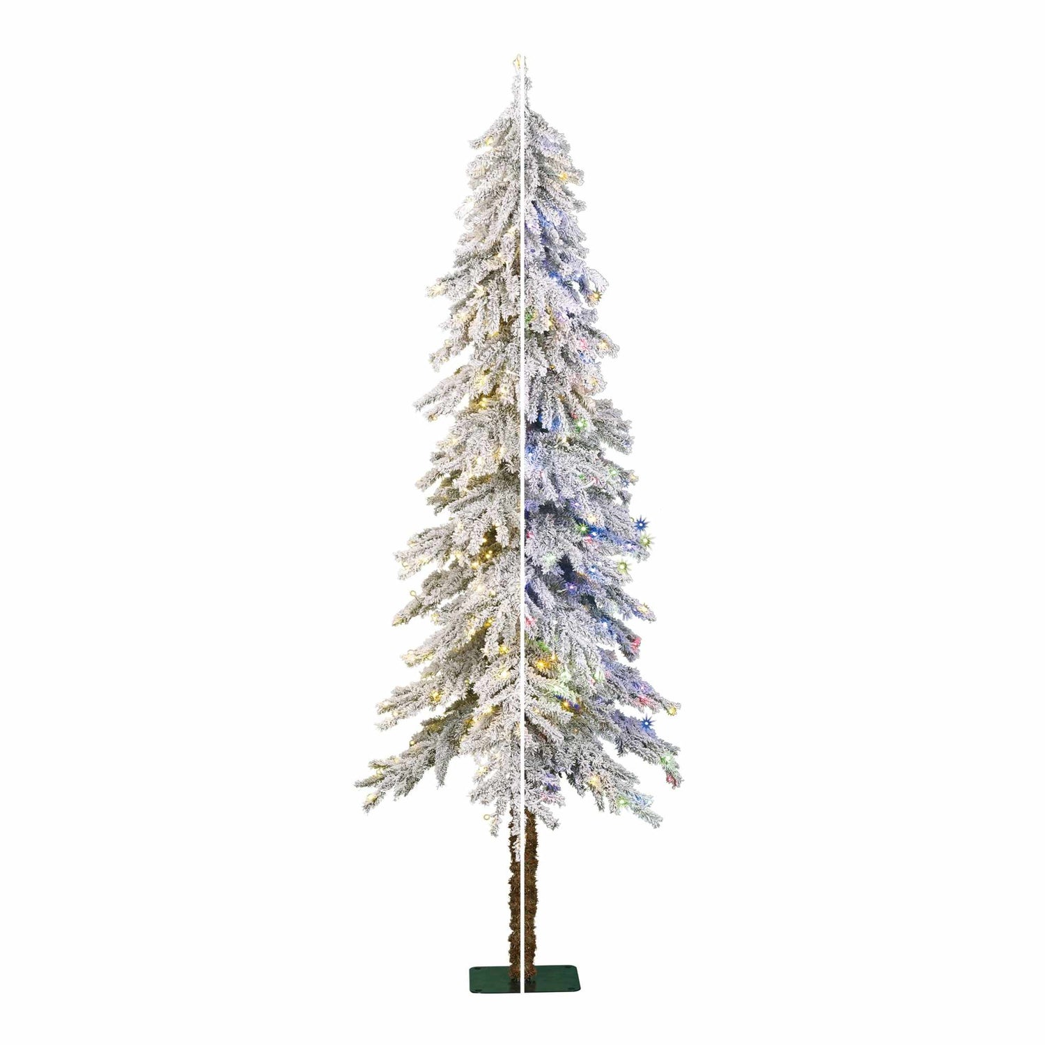 Black Box Kunstkerstboom Westmore - 61x61x185 cm - PVC - Bevroren Groen - 260LED