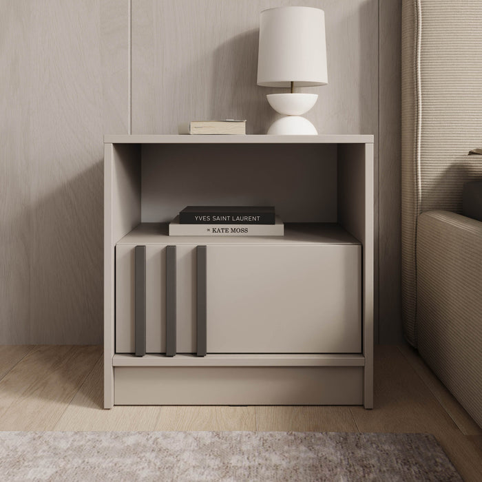 Meubella - Nachtkastje Nauru - Beige