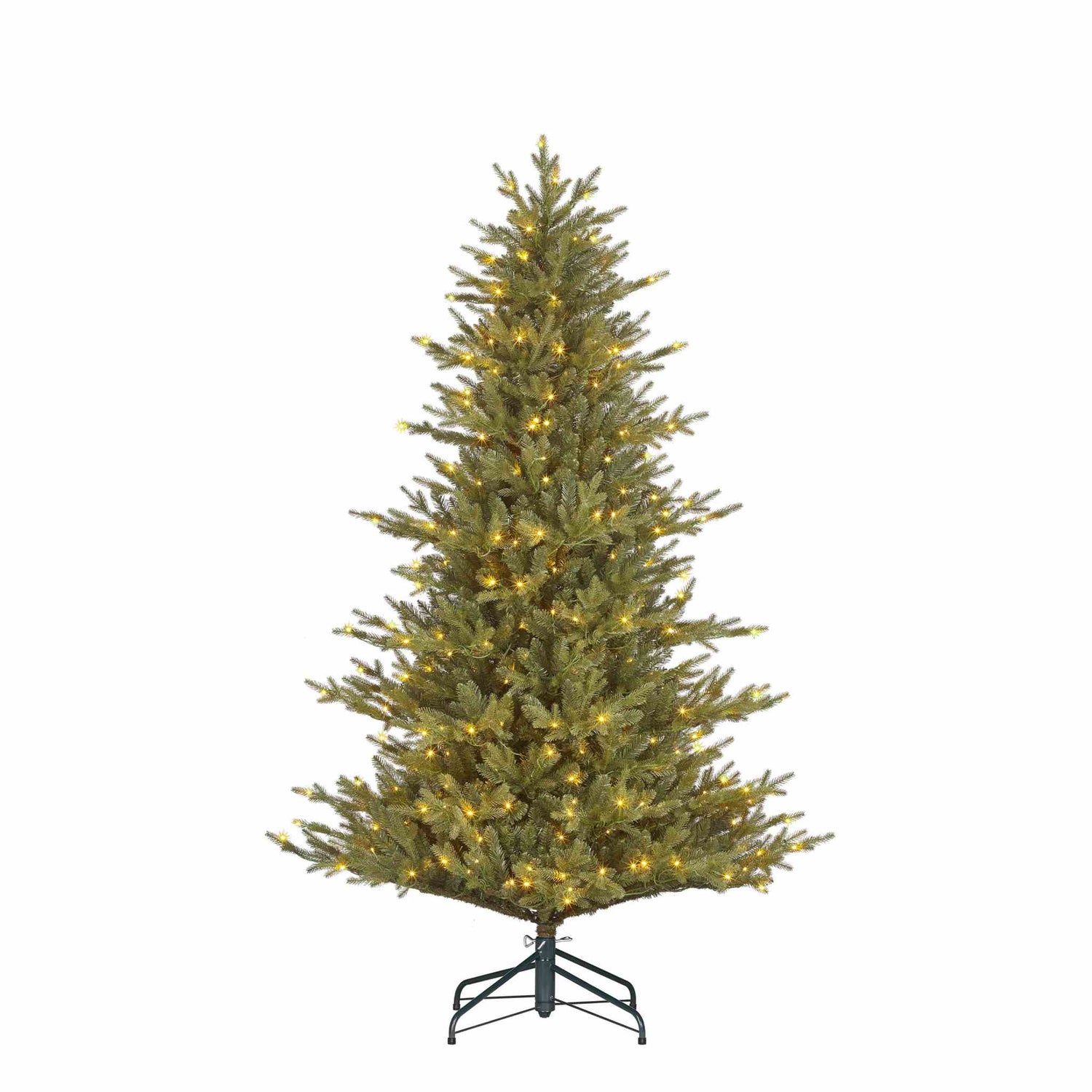 Black Box Kunstkerstboom Meran - 137x137x215 cm - PVC|Polyethyleen - Groen - 384LED