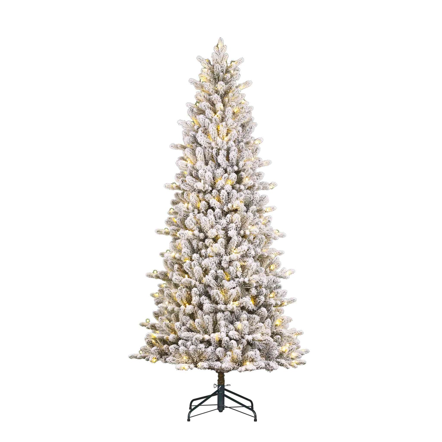 Black Box Kunstkerstboom Harma - 101x101x230 cm - PVC|Polyethyleen - Bevroren Groen - 290LED