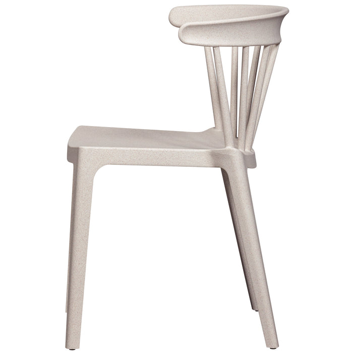 WOOOD Bliss Tuinstoelen - Plant Fiber - Off White Melange - Set van 2
