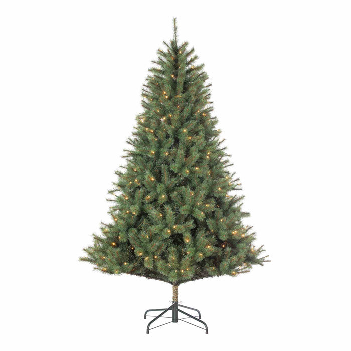 Black Box Kunstkerstboom Norwood - 119x119x185 cm - PVC|Hardnaald - Groen - 270LED