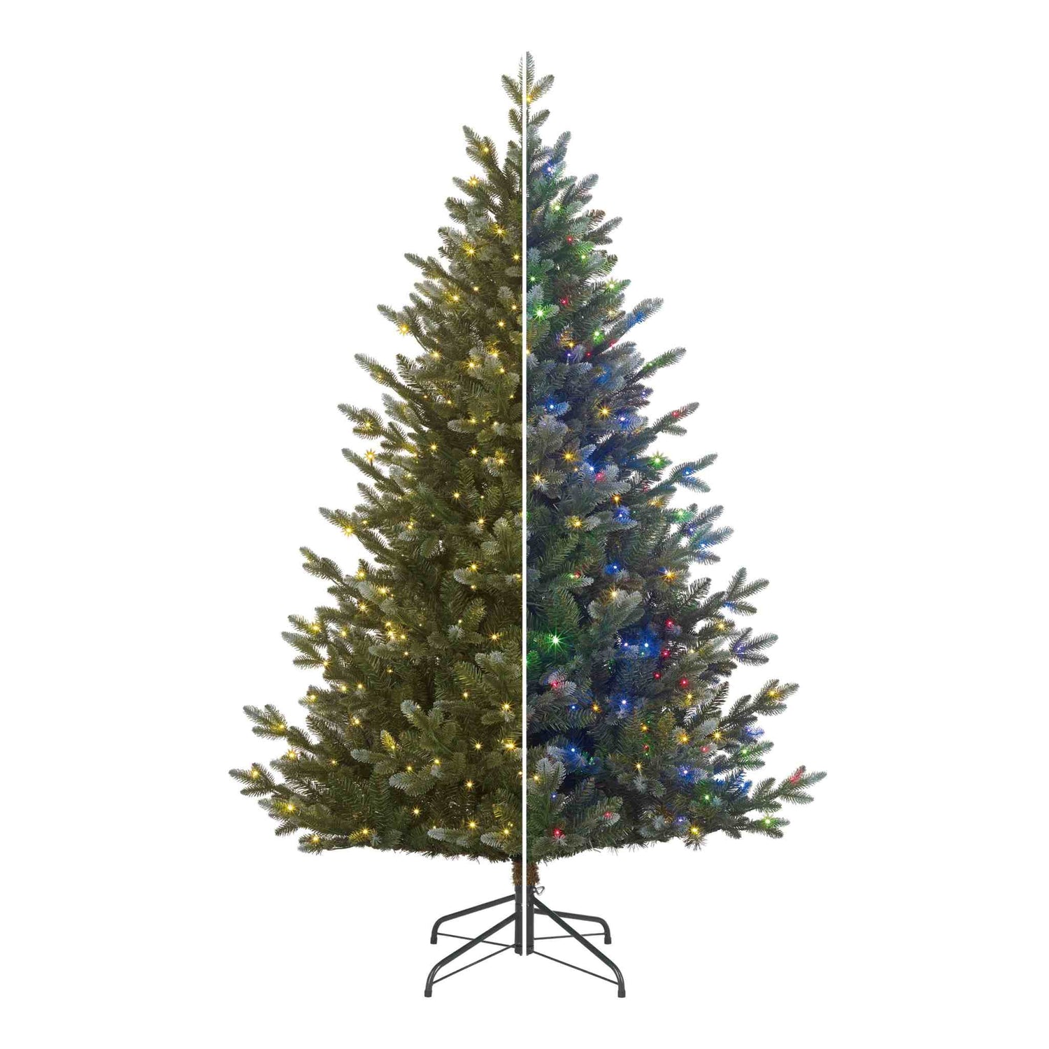 Black Box Kunstkerstboom Burton - 122x122x185 cm - PVC|Polyethyleen - Blauw - 350LED