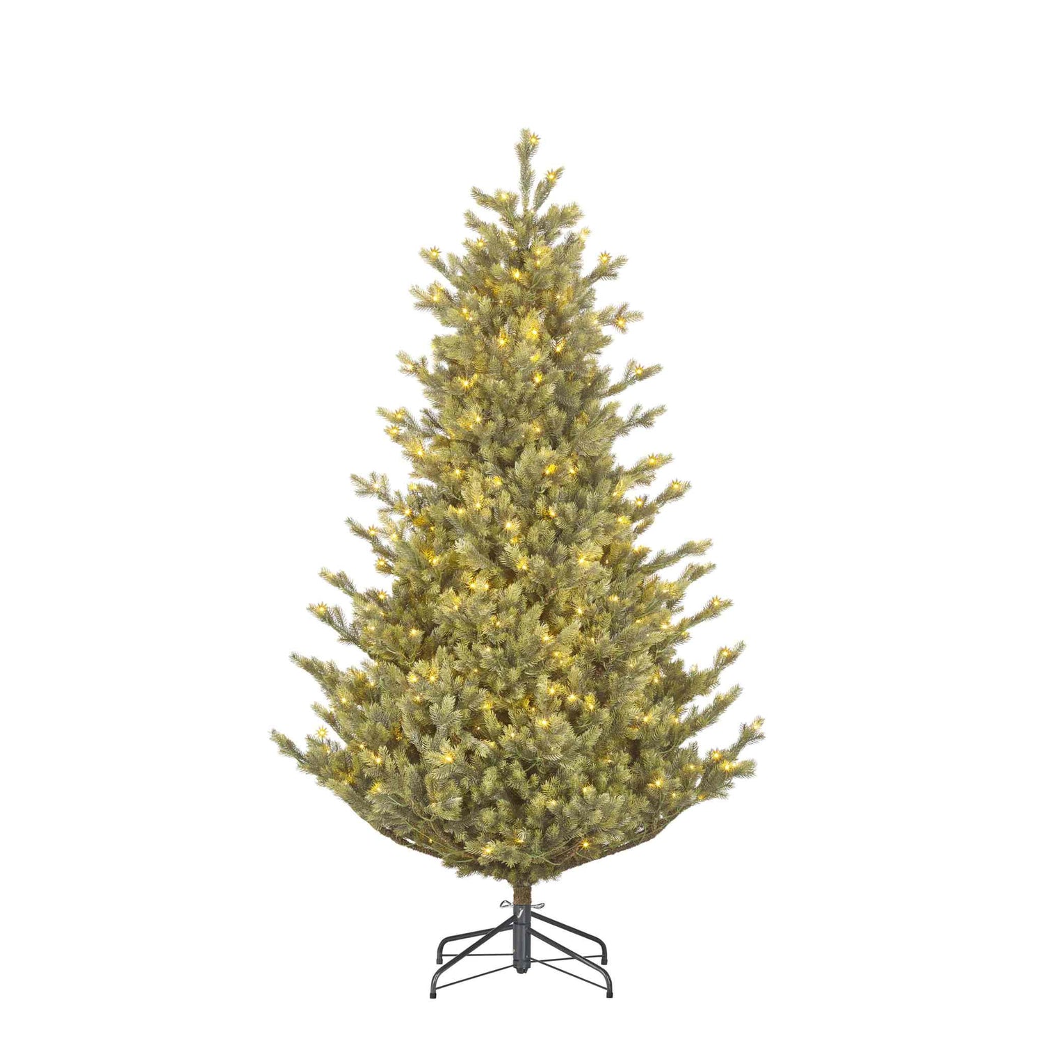 Black Box Kunstkerstboom Delmar - 140x140x215 cm - Polyethyleen - Groen - 410LED