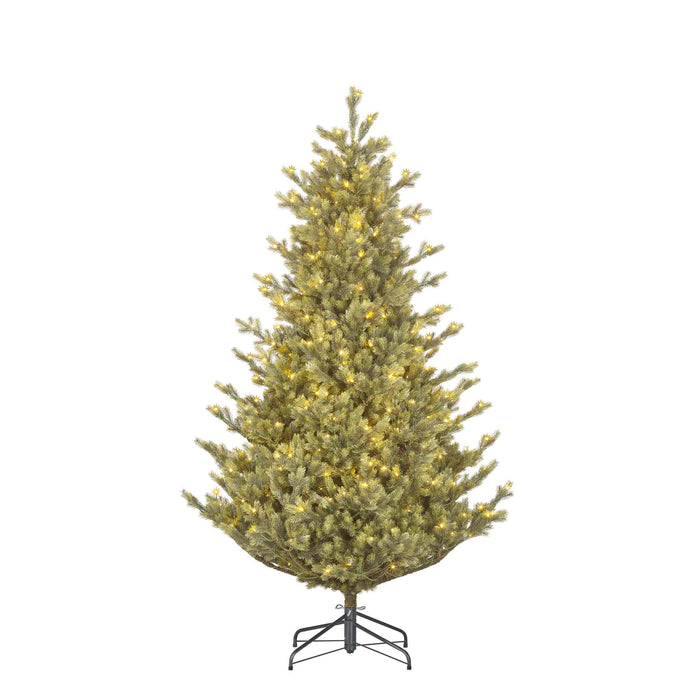 Black Box Kunstkerstboom Delmar - 140x140x215 cm - Polyethyleen - Groen - 410LED