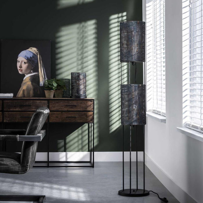 Giga Meubel - Tafellamp Zwart Metaal - 1-Lichts - Armor Tube