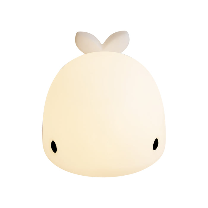QAZQA Tafellamp wit 50cm incl. LED dimbaar IP54 oplaadbaar - Baby
