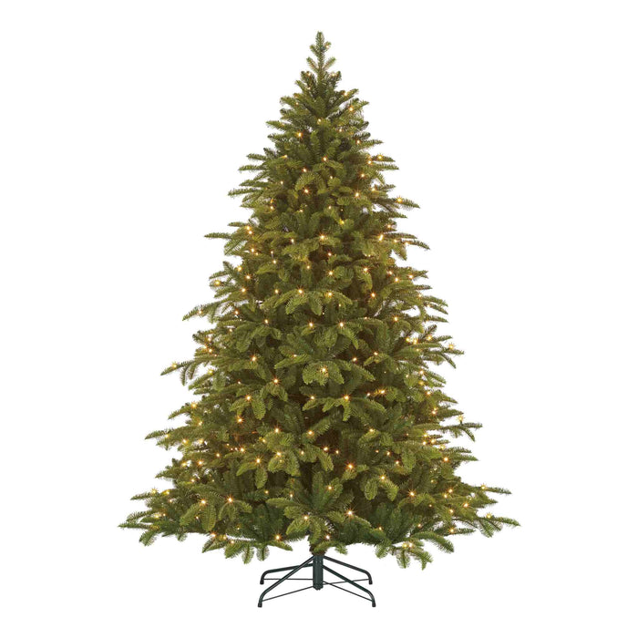 Black Box Kunstkerstboom Bridgeton - 140x140x185 cm - PVC|Polyethyleen - Groen - 300LED