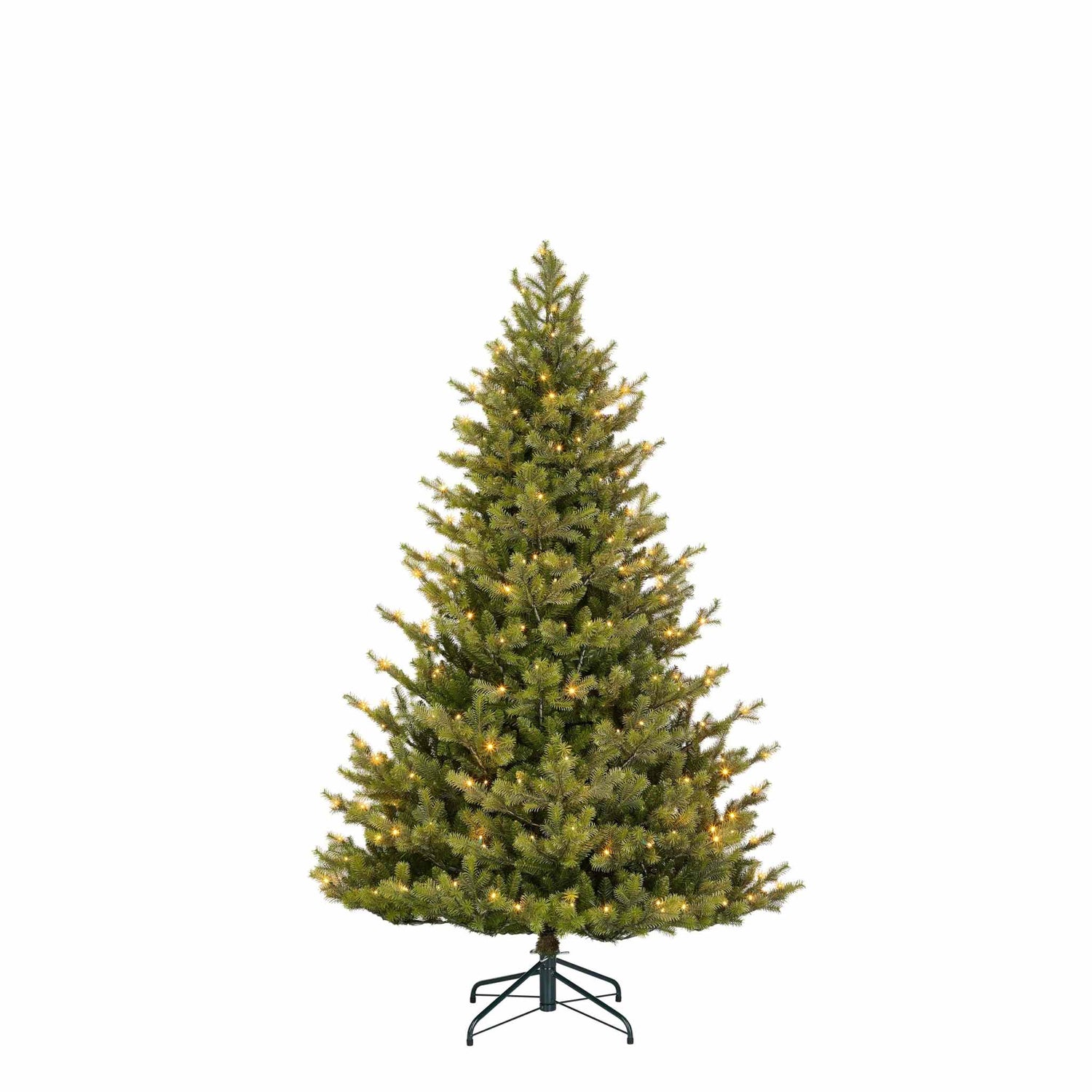 Black Box Kunstkerstboom Clive - 130x130x185 cm - PVC|Polyethyleen - Groen - 200LED