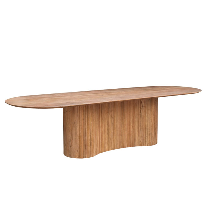 Giga Meubel - Eettafel Naturel Mangohout - 300x100x77cm - Ava