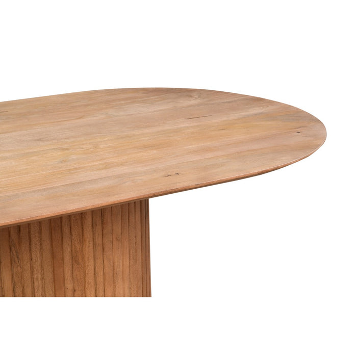 Giga Meubel - Eettafel Naturel Mangohout - 200x100x77cm - Ava