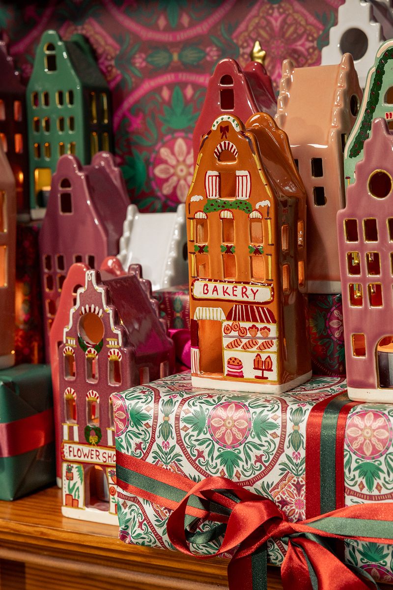 Sissy-Boy Bruin waxinelichthouder bakkerij