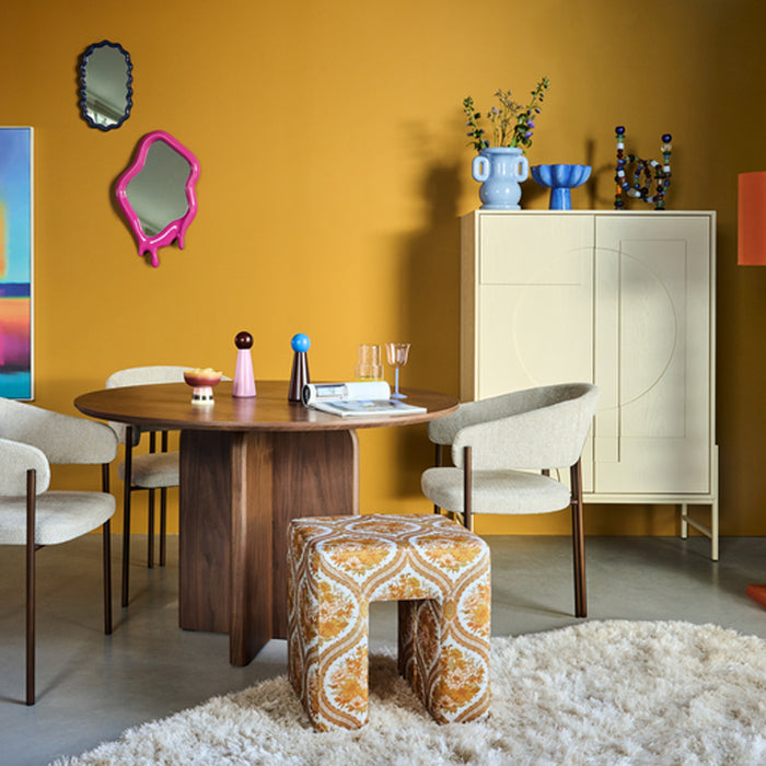 Housecraft Laurent Eettafel 120 cm Rond Hout Bruin