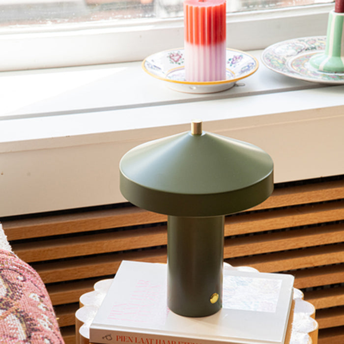 OYOY Living Hatto Tafellamp - Olijf