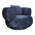 by fonQ Crown Fauteuil - Staalblauw / Structuur