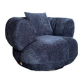 by fonQ Crown Fauteuil - Staalblauw / Structuur
