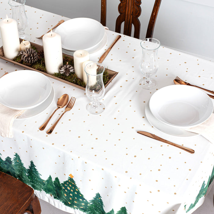 Sapin Tafelkleed Xmas, Veelkleurig, 100% polyester, de kwaliteit van 195 gr x m2