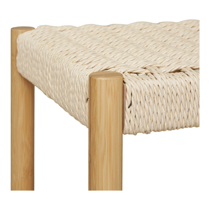 House Nordic - Kledingrek Naturel Bamboe - 95x36x165cm - Ember