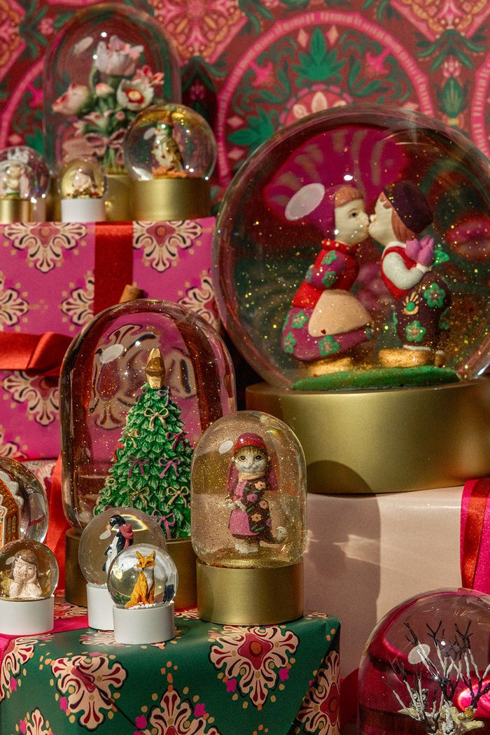 Sissy-Boy Glazen sneeuwbol met Oud Hollandse kat