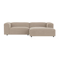 FÉST Dunbar Hoekbank met Chaise Longue - Soil / Natural