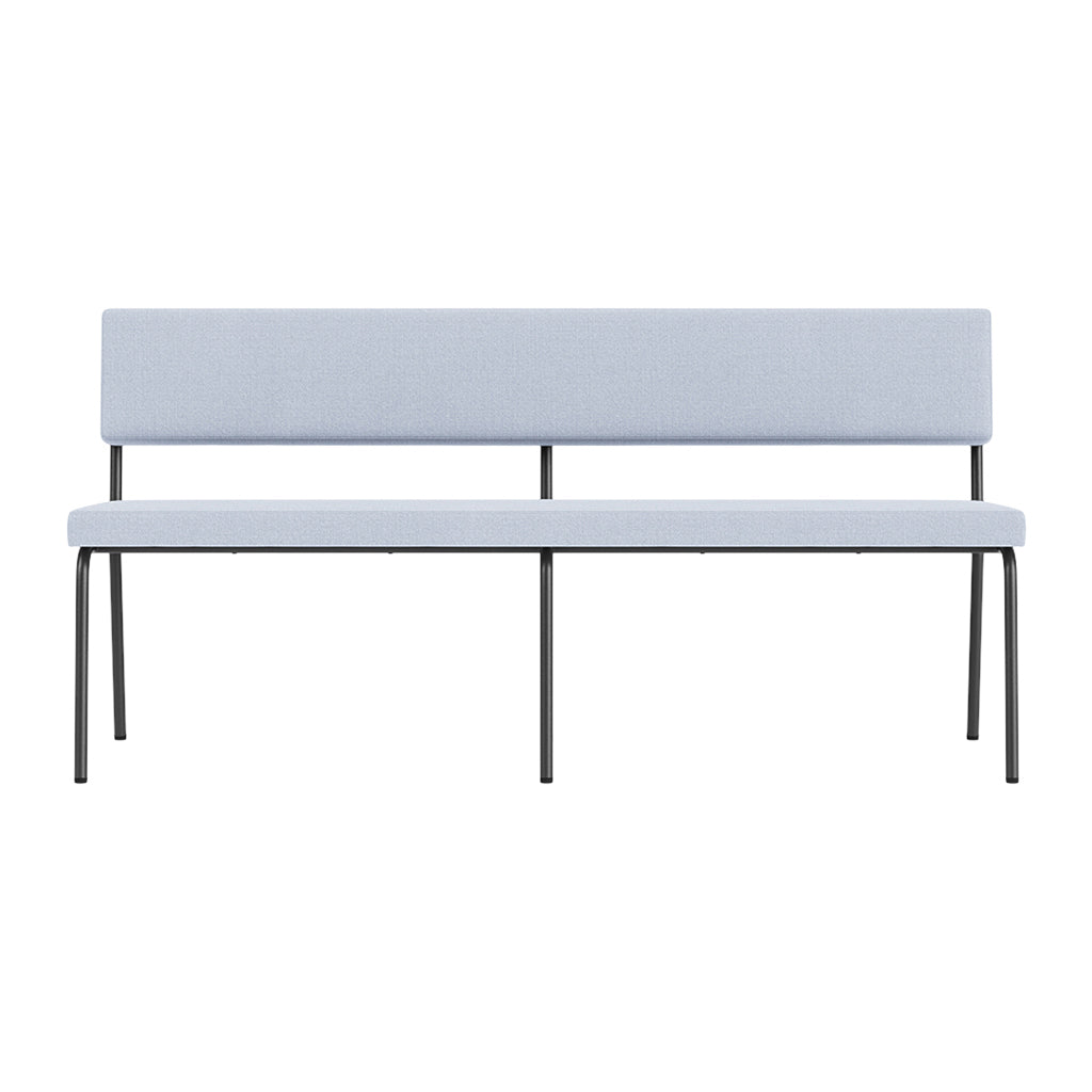 FÉST Monday 2-zits Eetkamerbank - Vidar - Ice / Black