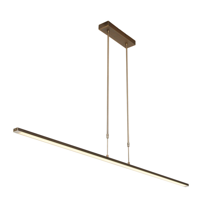 Steinhauer - hanglamp - Zelena LED - brons - kunststof metaal -