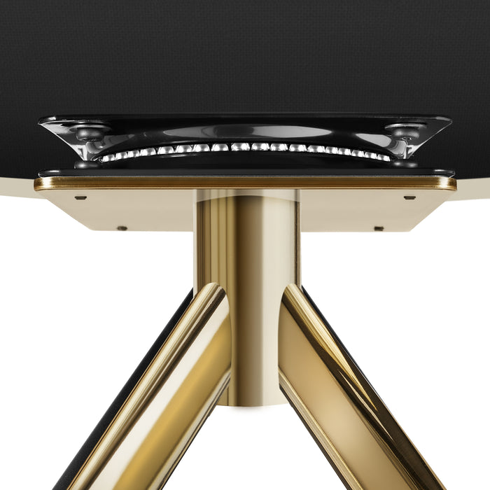 tectake® Lona fluwelen draaistoel met dikke vullingper stuk