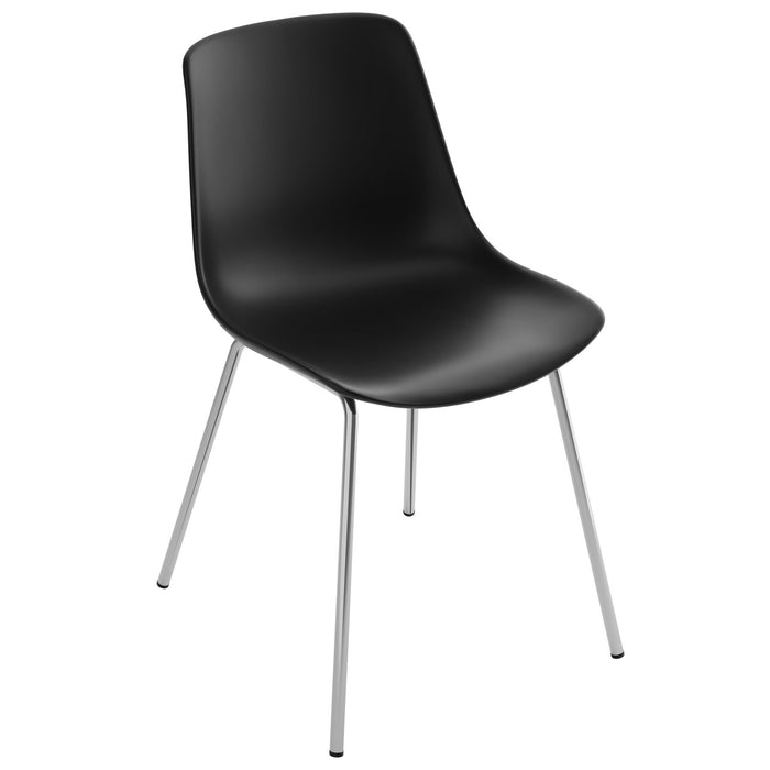 tectake® Kunststofstoelen Mave, ergonomisch, 120 kg - Set van 6