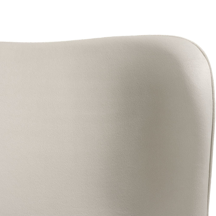 tectake® Gestoffeerde stoel Tessaper stuk