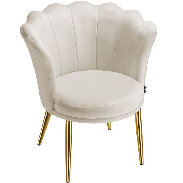 tectake® Fauteuil Stella, dikke vulling, 67x64x76cm