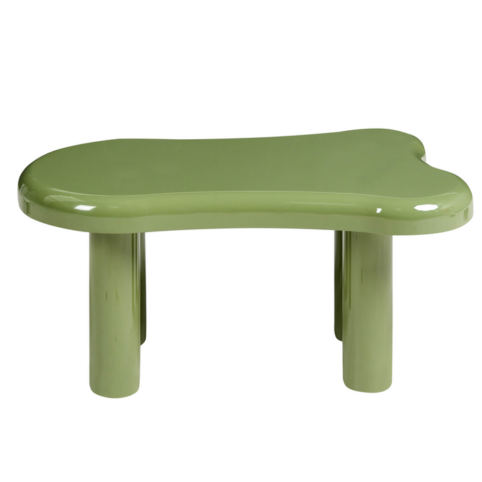Beliani - ONDLE - Salontafel - Groen - MDF