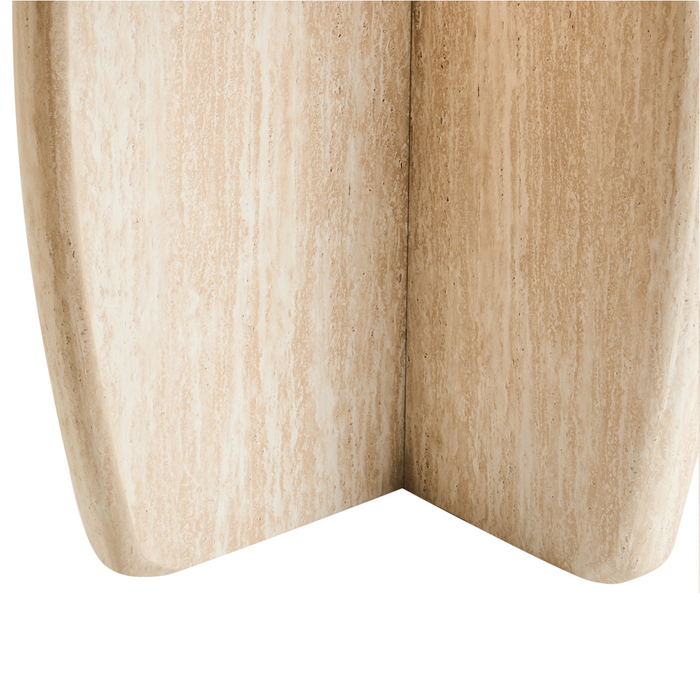 Beliani - TRAVERS - Eettafel - Lichtbruin - 180 x 90 cm - MDF