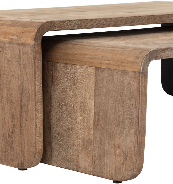 DTP Home Coffee table Evo,30x95x40 cm | 35x110x50 cm,  recycled tea...