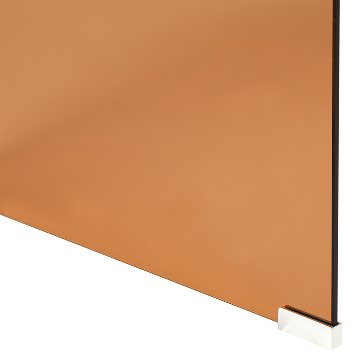 Beliani - KENDALL - Salontafel - Bruin - Veiligheidsglas