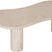 DTP Home Coffee table Curva SAND,35x130x69 cm, mortex