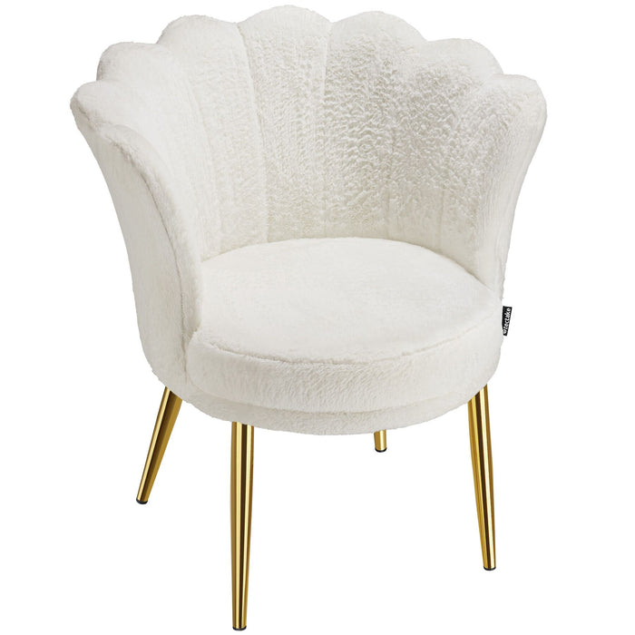 tectake® Fauteuil Stella, dikke vulling, 67x64x76cm