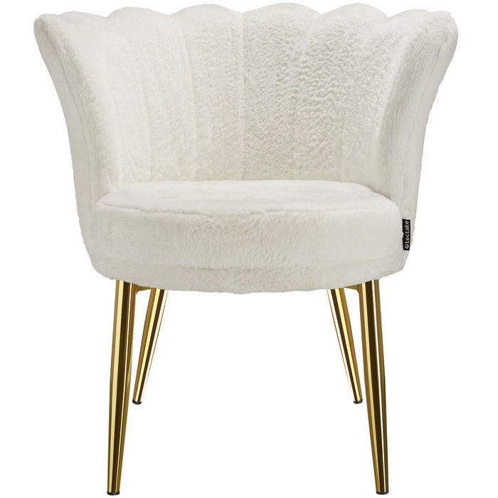 tectake® Fauteuil Stella, dikke vulling, 67x64x76cm