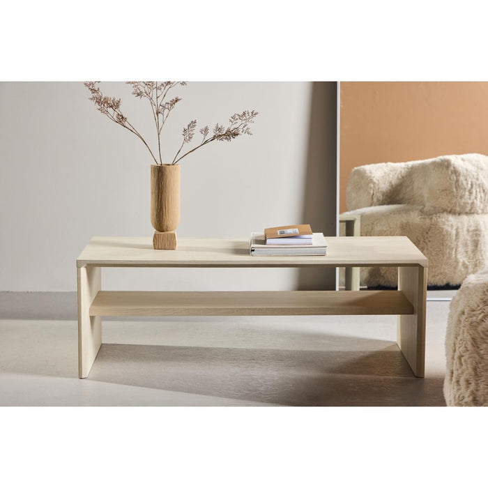 Svea - Khan salontafel - 110 x 50 cm - whitewash
