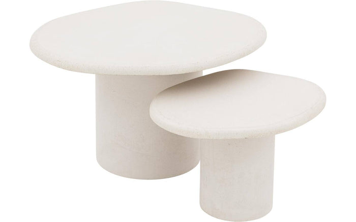 Goossens Salontafel Stone in White