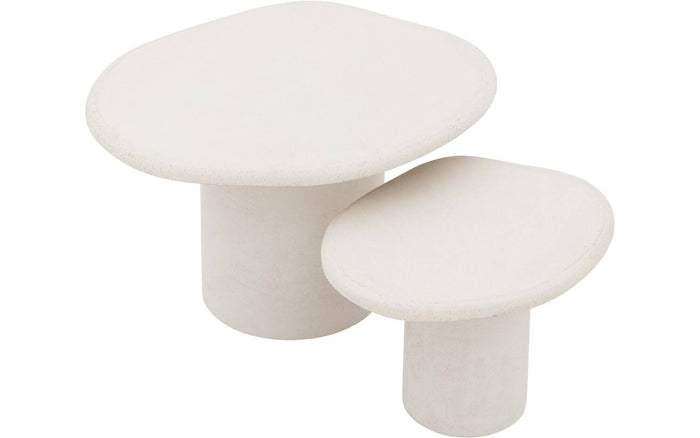 Goossens Salontafel Stone in White