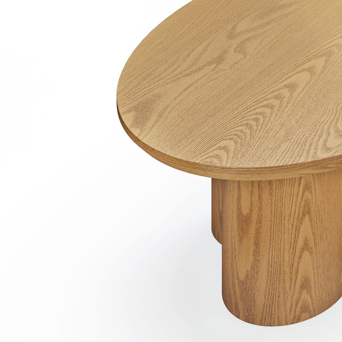 Licht houten salontafel